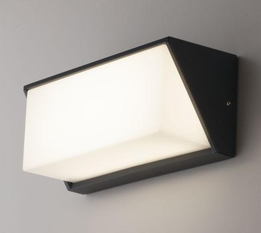 Applique per esterno in alluminio bianco o antracite IP54 led integrato con regolazione luce 3000-4000°k 12W 1550 lumen LUXON Applique per esterno in alluminio bianco o antracite IP54 led integrato con regolazione luce 3000-4000°k 12W 1550 lumen LUXON